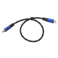 0.5 M Baru Dikepang Kabel HDMI V1.4 AV HD 3D untuk PS3 Xbox HDTV Meter 1080 P-Intl