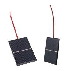 0.65 W 1.5 V Silicon Solar Power Cell Charger Panel DIY Sel Surya dengan Kawat-Internasional