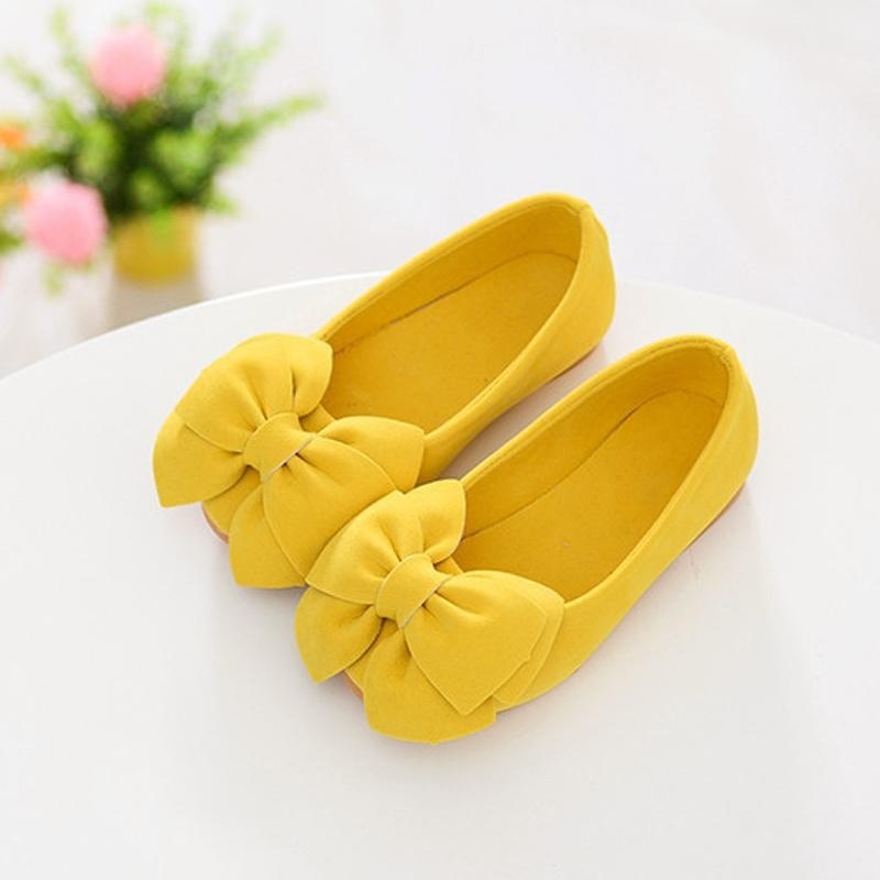 1 Pair Putri Gadis Sepatu Flat Sepatu Anak Balita Bunga Sepatu-Intl