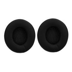 1 Pair Mengganti Bantalan Telinga Bantal Kulit untuk Beats By Dre Solo3 Solo 3.0 BK-Intl