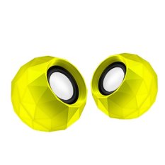 1 Pair Kuning Mini Speaker Komputer Suara Yang Bagus PC USB Power 3.5mm AUX 1.2 M Kabel Bernafas LED Musik Laptop Speaker untuk Ponsel untuk Notebook-Intl