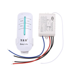 1 Cara Port 200 V-240 V Nirkabel Digital Remote Control Lampu Saklar Dinding