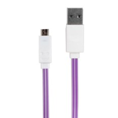 1 X Kabel LED USB Ke Micro USB Sync Charging & Tanggal Kabel-Intl