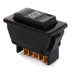 10 Pcs 5 Pins Universal Mobil Otomatis Daya Jendela Pengendali On/Mati SPST Rocker Sakelar 12 V DC- internasional