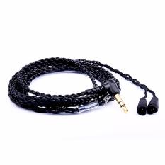 100% Terbaru FENGRU 1.2 M Berlapis Emas Kabel Earphone Headphone Kawat HIFI Headset Line untuk Sennheise Pin Series (IE8/IE80 Dll) -Intl