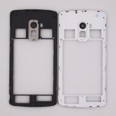100% Original Black Tengah Pemegang Bingkai Tengah untuk Lenovo K4 CATATAN A7010 X3 K51C78 Housing Case dengan Antena + Kamera Lensa-Intl