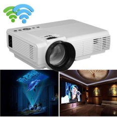 1000 Lumens LED Proyektor Home Theater USB TV 3D HD 1080 P Bisnis VGA/HDMI WH-Intl