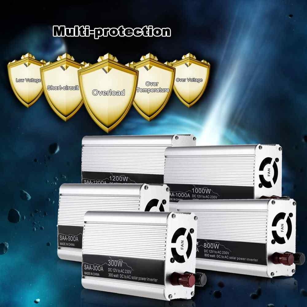 1000 W DC12V untuk AC220V Portable Modified Sine Wave Power Inverter Charger HOT-Intl