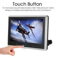 10.1 Inch TFT Digital LCD Screen Car Headrest DVD Player Touch Button Monitor with HD USB SD Port Remote Control - intl