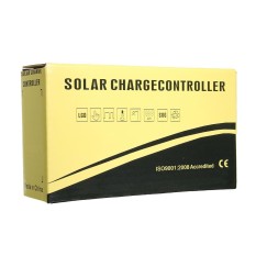 10/20/30A 12/24 V LCD PWM Solar Charge Controller Regulator Baterai 2 USB Backlit- INTL