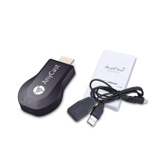 1080 P Anycast WIFI Penerima Tampilan 2.4G HDMI DLNA Airplay Miracast Dongle TV Warna: Hitam-Intl