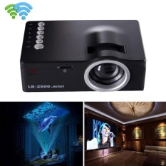 1080 P HD LED Home Multimedia Center Cinema USB TV VGA SD HDMI Mini Proyektor BK-Intl