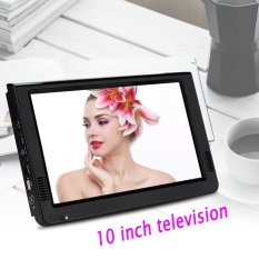 10 Inch Digital Analog Televisi Resolusi Portable TV-Internasional