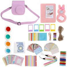 11 In 1 Kamera Film Instan Album Bundel Set Tas Kamera Album Filter (Pink)-Intl