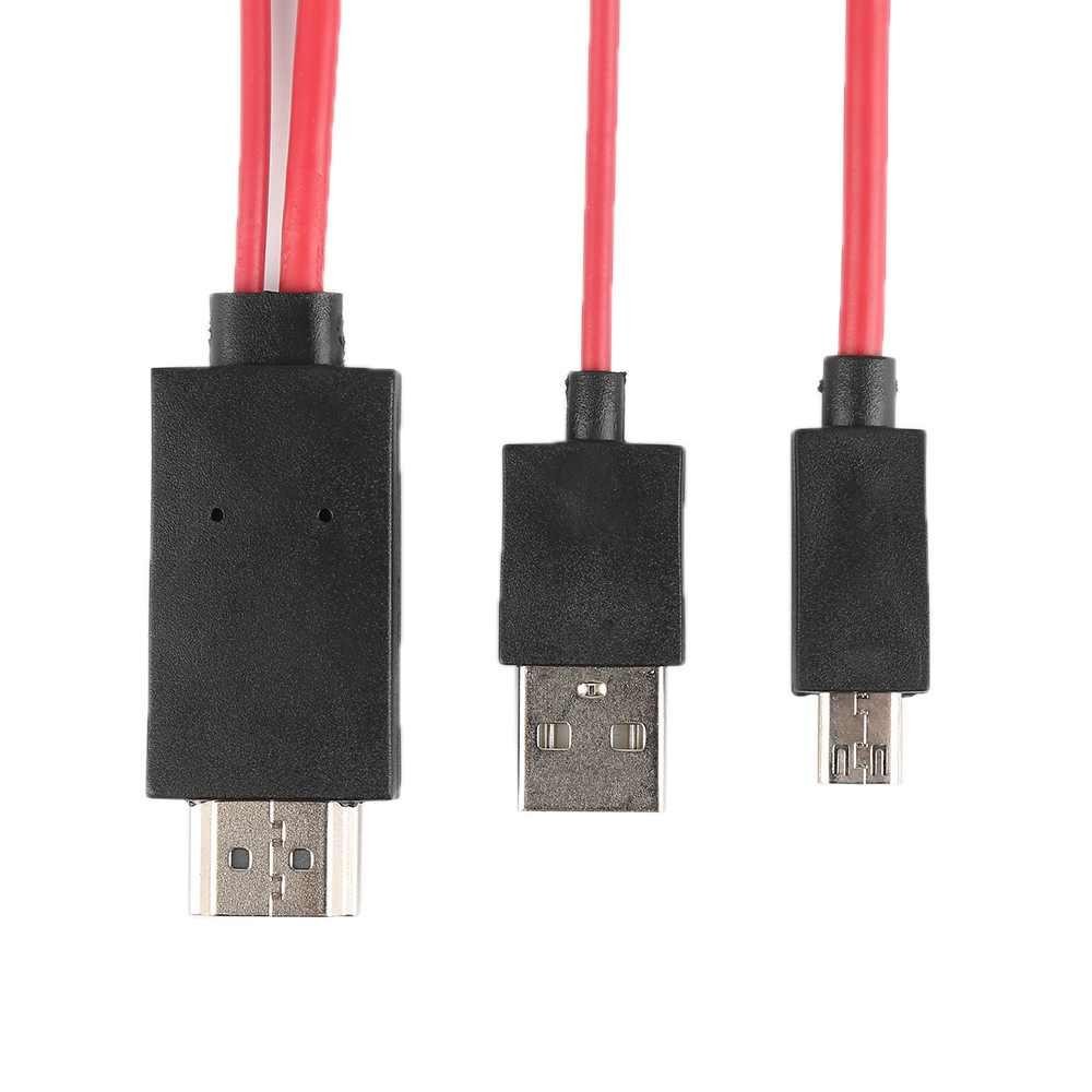 11 Jarum Mikro Usb MHL Ke HDMI 1080 P HD Televisi Kabel Adaptor untuk Android Ponsel-Internasional
