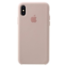 1:1 Skala Lembut Cair Silikon Telepon Seluler Case untuk iPhone X (10)-Mawar Emas-Intl