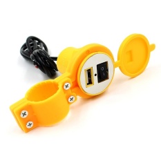 12V To 5V 1.5A Motorcycle Smart Phone GPS USB Charger Power Adapter YW