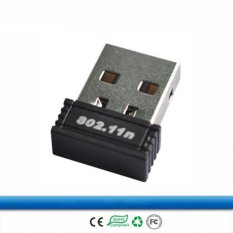 150 Adapter Wifi Mbps 802.11n Adaptor USB Nirkabel Driver (Hitam)-Intl