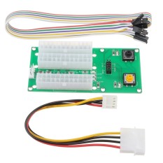 15 Pcs Tiga Power Supply Sinkron Starter Board 4pin Ide 24pin Kabel W/saklar-Intl