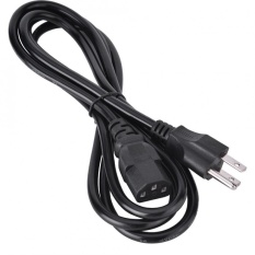 1.8 Meter 3 Pin US Male Plug Power Kabel Kabel untuk Air Conditioner Kulkas Cooker-Intl