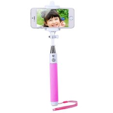 19-80 Cm Selfie Monopod dengan 270 Derajat Rotatable (Pink)-Intl