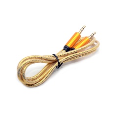 1 M 3.5mm Jack Kabel Audio Male To Male Stereo Audio Tambahan Kabel Ekstensi Emas Plated untuk Telepon Mobil Speaker-Intl
