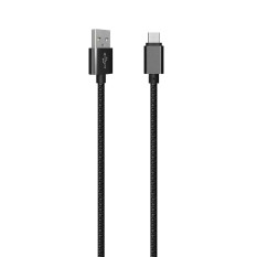1 Meter Kabel Usb Mikro Nilon Keluaran 2.0A Cepat Pengisian Daya Kabel-Internasional