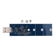 1 PC Mini USB 3.0 untuk 2280 2260 2242 2230 M.2 SSD NGFF Kartu Adaptor Konverter (Biru)-Intl