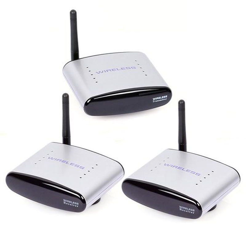 2.4GHz 150m Wireless AV Sender TV Audio Video 1 Transmitter 2 Receiver PAT-330 2.4GHz 150m Wireless AV Sender TV Audio Video 1 Transmitter 2 Receiver PAT-330