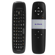 2.4 GHz 6 Sumbu Giro Multifungsi Mini Isi Ulang Nirkabel Portabel Udara Terbang Remote With Mengendalikan mouse keyboard USB 2.0 For Windows Telepon Mac Android Linux PC Laptop Smart TV Set-top Box Bergambar Hitam