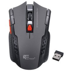 2.4 GHz mouse Optik Nirkabel Portabel mini Game For PC Laptop Tikus Kelabu