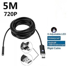 2 In 1 Android Smartphone USB Endoskopi Inspeksi Kamera 8mm OTG Inspeksi Borescope Waterproof dengan untuk Sistem Operasi dan Sistem Windows-Intl