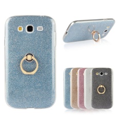 2 In 1 Glitter Bling Cetakan Fleksibel Soft Tpu Pelindung Case Cover dengan Dudukan Cincin Kickstand untuk Samsung Galaxy Grand Neo I9060/Duos I9082-Intl