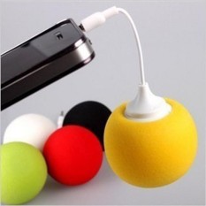 2 Pcs Spons Wave Bola, Kecil Stereo Umum Pembicara, Portableaudio Pembicara Warna Acak Kirim-Internasional