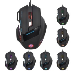 20 x LED Optical 5500 DPI 7 Button USB Wired Gaming Mouse Mice For Pro Gamer PC 362049766542 - intl
