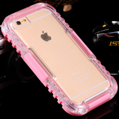 2016 Fullcover Pantai Panas Musim Renang Tahan Terhadap Udara Tertutup Casing Tahan Lama To Apple IPhone 6/6 S PLUS Tahan Guncangan Kasus Telepon Berwarna Merah Muda-Internasional