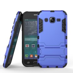 2016 Terbaru Shockproof Stent Case untuk Samsung J2 (Blue  X89-Intl