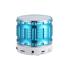 2017 Murah mini Tf Kartu LED Aluminium Bluetooth Speaker dengan Suara Bass-Intl