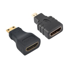 2017 Baru Kedatangan Mini HDMI Ke HDMI + Micro HDMI Ke HDMI Female Adapter Converter Konektor untuk Xbox 360 HDTV TV Grosir-Intl