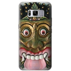 2018 DIY Bali Evil Mask Case Cover For Samsung Galaxy S8 - intl