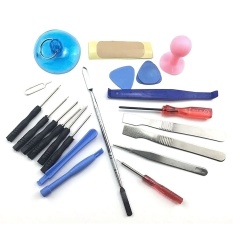 21 Pcs Paling Lengkap Premium Alat Perbaikan Kit untuk Apple iPhone 4 4 S 5 5C 5 S 6 Plus 6 S 7 Ipad 4 3 2 Mini Ipod