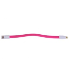 22 Cm Gelang Magnetik Micro USB Data Sync Charger Cable untuk Samsung Rose-Intl