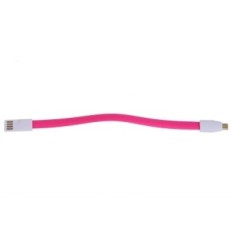 22 Cm Gelang Magnetik Micro USB Data Sync Charger Cable untuk Samsung Rose-Intl