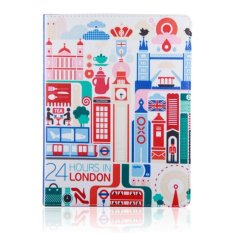 24 Jam Di LONDON Full-body Kickstand Plastik Case Cover Shell untuk Apple IPad Udara IPad 5-Intl