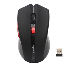 2.4G Adjustable 2400 DPI Wireless Optical Mouse Mice For Computer PC Laptop BK - intl
