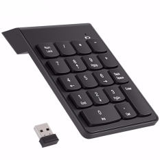 2.4g Wireless USB Numeric Keypad Mini Numpad 18 Tombol Digital Keyboard untuk IMac/Macbook Air/Pro Laptop PC Notebook Desktop-Internasional