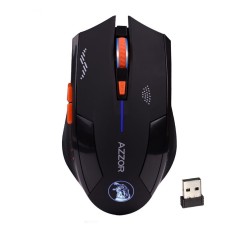 2.4 GHz Nirkabel 6D Rechargeable 2400 Dpi X3 6 Tombol Optik Mouse Gaming Hitam-Intl