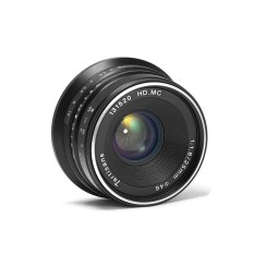 25 Mm F1.8 Fokus Manual Perdana Fixed Lensa untuk S0ny Emount Kamera Seperti A7 A7II A7R A7RII A7S A7SII A6500 a6300 A6000 A5100 A5000 EX-3 NEX-3N NEX-3R NEX-C3 NEX-F3K NEX-5 NEX-5N-Hitam-Internasional