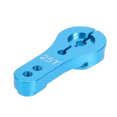 25T M3 Metal RC Servo Arm Horn for MG995 MG946R MG996R MG945 S3003(Blue)