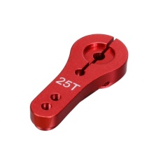 25T M3 Metal RC Servo Arm Horn for MG995 MG946R MG996R MG945 S3003(Red)